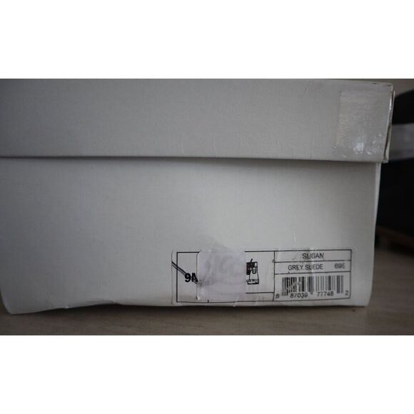 Aerosoles Women's Sz 9M Gray Suede Martha Stewart Susan Zipper Ankle Boots - Picture 10 of 10